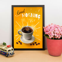 Quadro Decorativo Good Morning - 45x32 cm