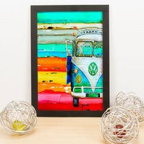 Quadro Decorativo Kombi - 33x23 cm