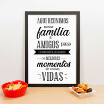 Quadro Decorativo Nossos Melhores Momentos - 45x32 cm 