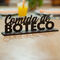 Palavra decorativa MDF com base Comida de Boteco