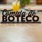 Palavra decorativa MDF com base Comida de Boteco