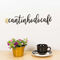 Palavra Decorativa MDF para parede #Cantinho do Café